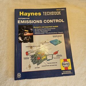 Haynes TechBook Automotive Emissions Control 10210 1667 Domestic Import